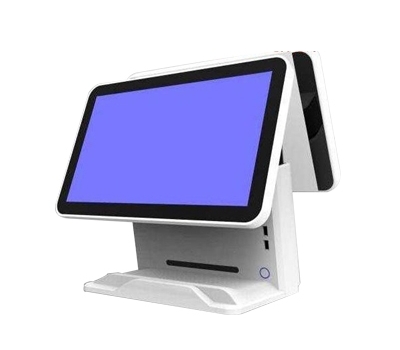 POS touch screen 15.6 x 16.9 inch double screen