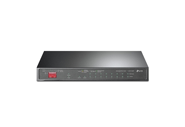 10-Port Gigabit Desktop Switch with 8-Port PoE+