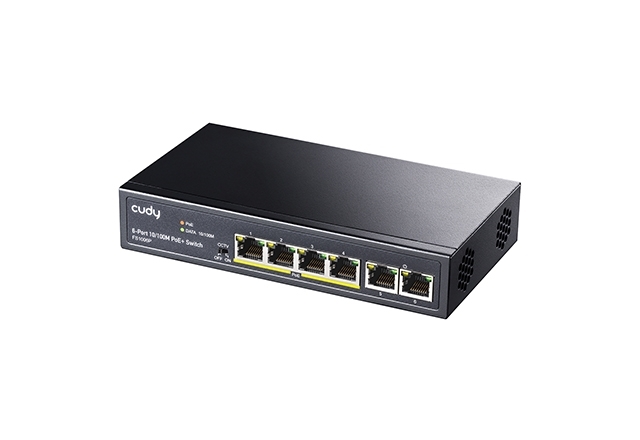 Cudy 6-Port 10/100M PoE+ Switch