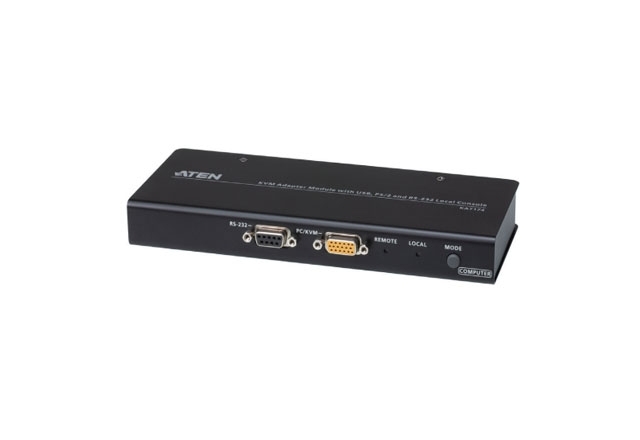 KVM Adapter Module with USB, PS/2, and RS-232 Local Console