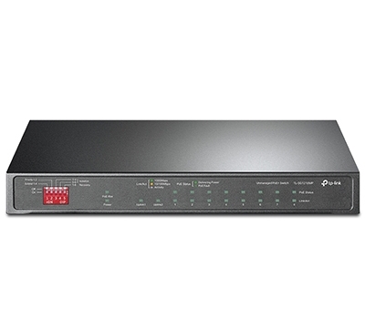 10-Port Gigabit Desktop Switch with 8-Port PoE+ 10-Port Gigabit Desktop Switch with 8-Port PoE+