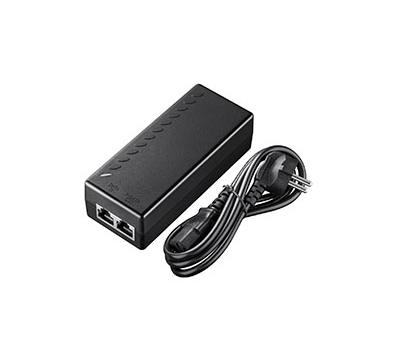 30W Gigabit PoE+/PoE Injector