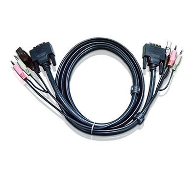 3M USB DVI-D Dual Link KVM Cable