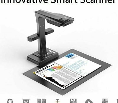 CZUR ET18 Pro Smart Book Document Scanner LCD Screen, WIFI Fast OCR Reader for PC
