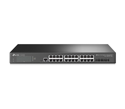 JetStream 24-Port Gigabit L2+ Managed Switch with 4 10GE SFP+ Slots JetStream 24-Port Gigabit L2+ Managed Switch with 4 10GE SFP+ Slots
