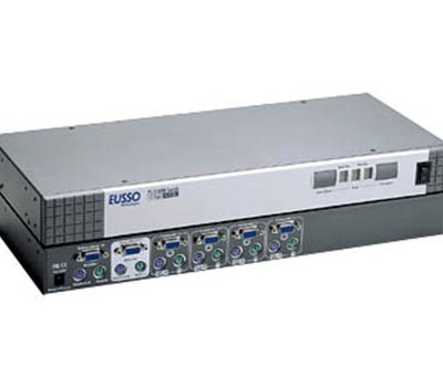 4-Port PS/2 KVM Switch Rack Mountable with OSD