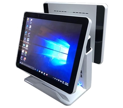 POS touch screen 15.6 x 4:3 inch double screen